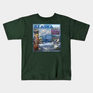 Alaska Collage Kids T-Shirt